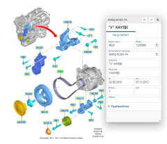 Alternatör Kayışı (-Ac ) Fiesta 96  ( VOE6PK1750 - 96MF6C301BC )