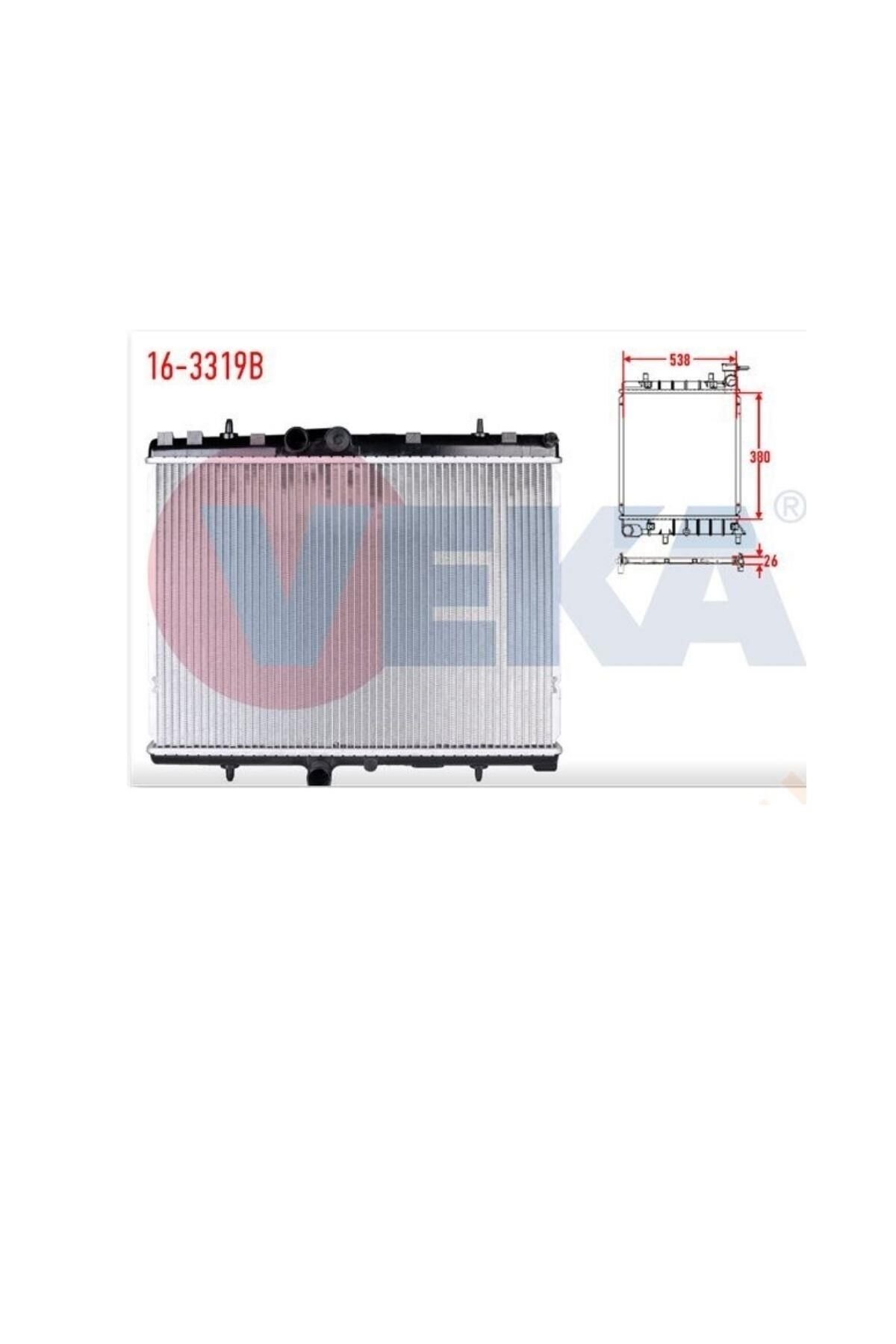 Su Radyatörü Brezing Tepee (163319B-2061011-1330W7)