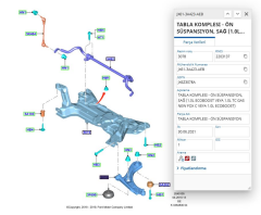 Alt Tabla (Salıncak) Sağ Focus 18 ( AYD22567 - JX613A423AEB )