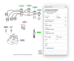 Buji Focus Cmax Fiesta Mondeo  ( 4M5J12405AA - 4M5112405XE )