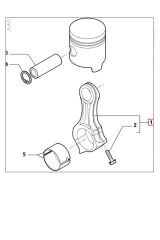 Ducato Euro 6 Piston Kolu (5802116073-Mec 116073)