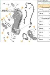 Yağ Pompası Bipper Nemo Fiorino Doblo 1.3 Albea 1,3 EURO4 (704193010-55232196-1606466880-1608327880)