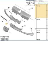 Ön Panjur Takım 206  (BRS7804H4-00207804H4-FSE22345001-MGA941698-7804H4)