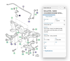 Viraj Lastiği Fiesta BM 96 ( MKS706-96FB5484CA )