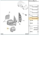Sol Dış Ayna Kapağı Nemo Bipper (70915005-8153VL)