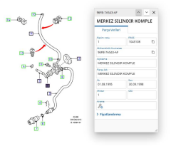 Debriyaj Üst Merkez  96  Fiesta 1.25   ( LUK511000110 - 96FB7A543AF )