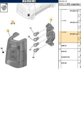 Sol Stop Çift Kapı Partner DW8 (P4205-5521924L-6350CX)