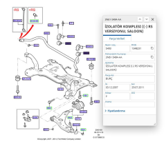 Viraj Demir Lastiği Ön C.Max Focus Bm 04 ( ONKCM31105 - 3M515484AA )