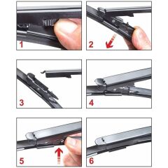 Ön Silecek (RBW90202) Peugeot 307