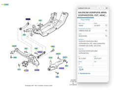 Arka Salıncak Denge Kolu Focus Cmax ( AYD10018 - AV615500AB )