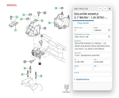 Şanzıman Takozu Fiesta 1.25/1.4/1.6 96 ( ONKCM29137 - 96FB7M121AB - XS617M121AB )