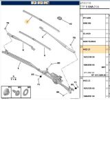 Ön Sol Silecek Süpürgesi (642321) Peugeot 308