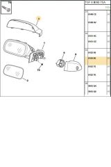 Ayna Kapağı Sağ 307 (BPE309712-815260)