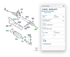 Rot Mılı Fıesta Fusıon Bm 02  ( AYD03408 - 2S6C3280KB )