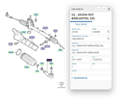 Rot Bası Sol Fıesta Fusıon Bm 02  ( AYD03406 - 2S6J3290AC - 2S6C3290AC )