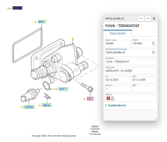 Termostad Gövde 206 307 C4 Focus 04 C.Max 1.6Hdı Tdcı ( OEST9403 - 3M5Q8A586AC )