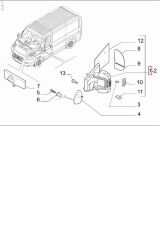 Boxer Jumper Ducato 3 Ayna Sağ Uzun Kol (Art M0011409-73542498-E2304)
