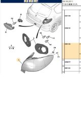 Sağ Stop 206 (MARS511137-6351S0)