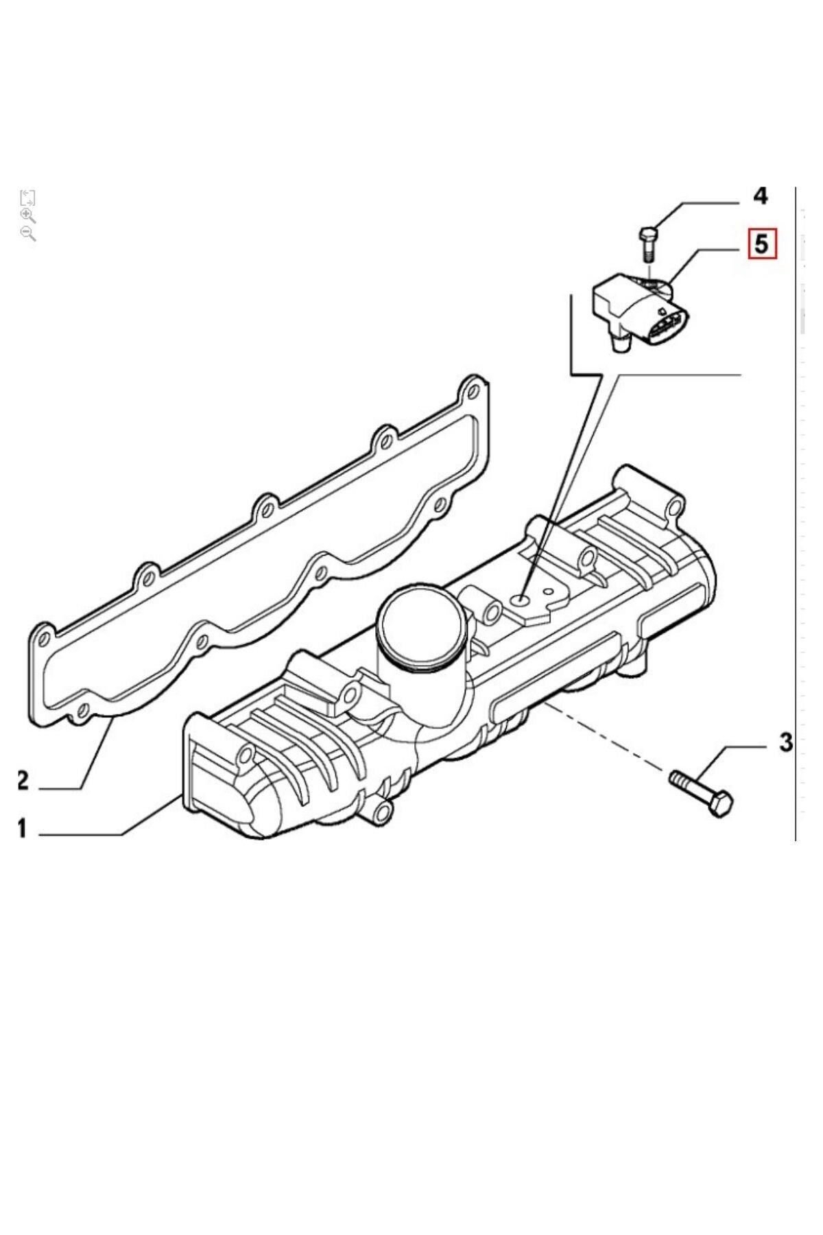 Ducato2 Map Sensörü 2 3 2 8 Bosch(0281002514-500351377)
