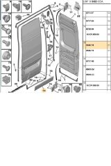 Boxer Jumper Ducato3 Bagaj Kapak Çıtası Sol Bitapart(Bpe294003-8546T4-735423005)