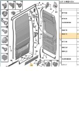 Boxer Jumper Ducato 3 Arka Bagaj Çıtası Sağ (Bpe294004-8546T3-735423004)