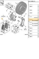 Ön Balata 207 307 206 301 C3 C4  (1617282980-LP1727-4254.75)