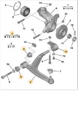 Sağ Salıncak C2-C3 I II 1007 (02293-3021206005-3521R2)