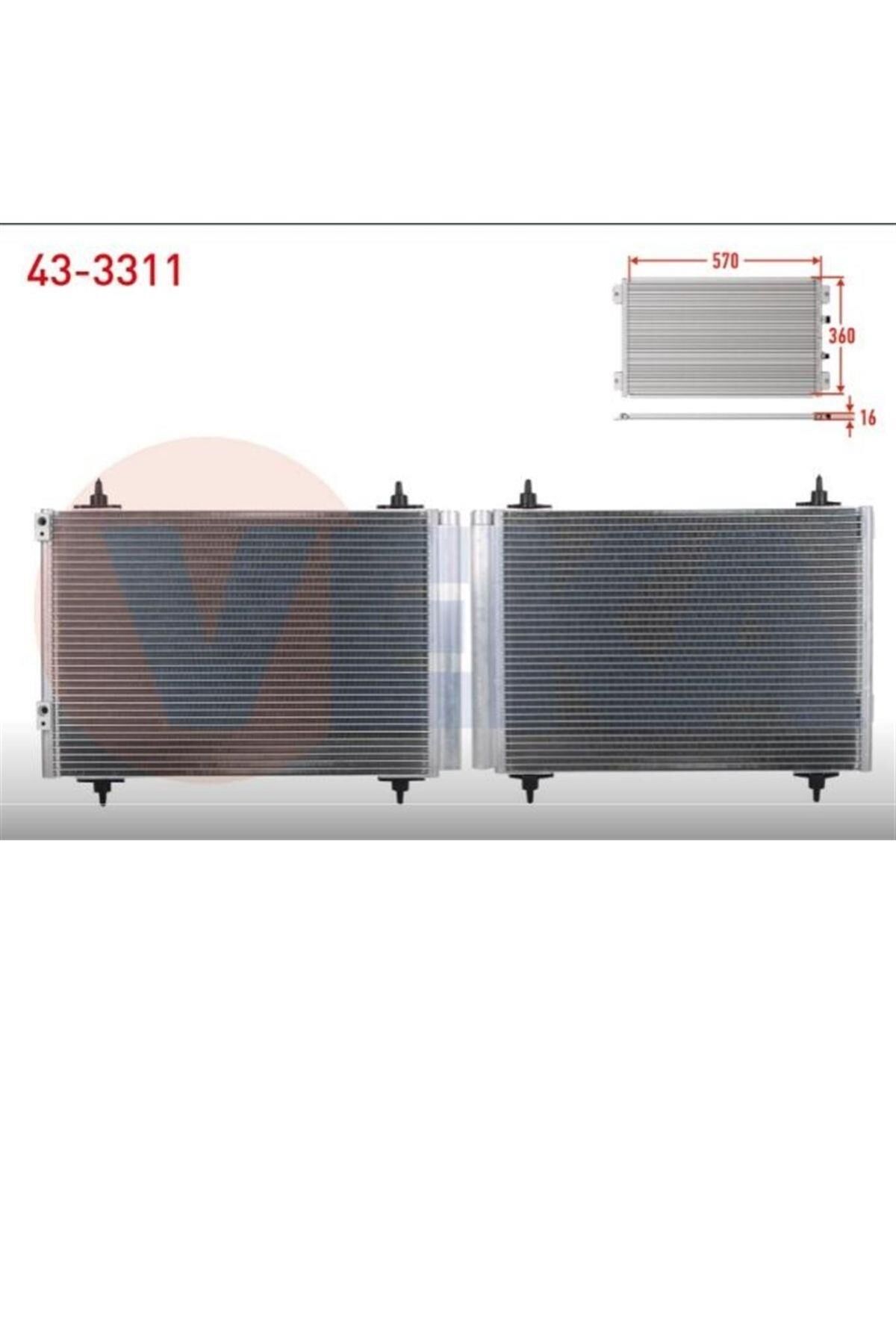 Klima Radyatörü 307 2000-2007 (433311-1300656PD-377200-6455GH-6455CX)
