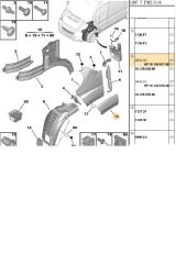 Boxer Jumper Ducato3 Ön Çamurluk Çıta Sol Bitapart (Bpe309193-8544N0-735574840)