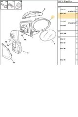 Sağ Ayna 107 (8153.YS-M012-2300)