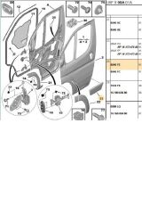 Boxer Jumper Ducato3 Ön Kapı Çıta Sol Euro4 Bitapart(Bpe309217-8545Fe-735422817)