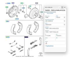 Fren Ayar Cırcırı Fıesta ( FSE11509003 - 2T142K286AA - 2S612K286AB )