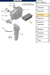 Hava Filtresi 208 308 301 C4 C-ELYSEE 1.2 EB2 MOTOR