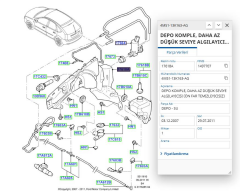 Silecek Su Deposu Focus C.Max 04 ( FSE11435001 - 4M5113K163AG )
