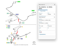 El Fren Telı Arka 175Mm Fıesta/Fusıon  ( BSC1987477906 - 98AG2A635AG )