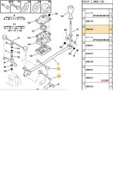 Vites Çubuk Kısa Partner 306 Xsara  (BRS2454E9-2454E9)