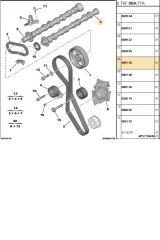 Eksantrik Emme Mili C5 307 407 508 2.0TDCI (EST40054-0801AC)