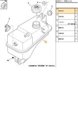 Yedek Su Deposu Berlingo DW8 (343910-132323)