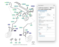 Fren Hortumu On Fıesta 02  ( TIEF0367 - 2S612078AF )