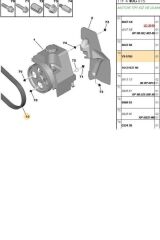 Alternatör Kayışı 206 TU1 TU3JP TU5JP (5750Y9-6PK1330)