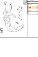 Oksijen Sensör 308 508 Rcz C4 C5 EP6 (S1079712B1-1618.HC)