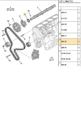 Eksantrik Keçe DW4-DW6 (080728-023675-041151)
