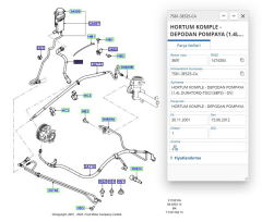 Dıreksıyon Hortumu(Depodan Pompaya)Fıesta 1.4Tdcı  ( FSE11712008 - 7S613E525CA )
