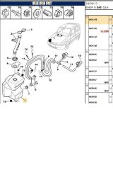 Ön Cam Silecek Su Depo Partner (BPE287003-6431D4)