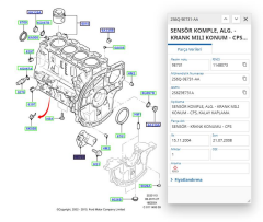Grank Pozısyon Sensoru Fıesta 1.4 Tdcı 08 ( DLPSS11057 - 8S6Q9E731AA )