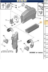 Hava Filtresi ET3J4 TU3A TU5JP4 C3 C2  Berlingo M59  M59 YM