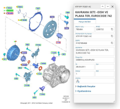 Debriyaj+ Çatal Set Fiesta Focus B.Max 1.6Bnz 12 ( AE8P 7C604 AC )
