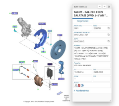 Disk Balata Ön (300Mm Disk İçin) Kuga Connect 13 (KAB2574818205 - BV612K021AC )