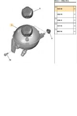 Yedek Su Deposu 3008 5008 Partner Tepee C4 Picasso Berlingo (1323X6-BPE210054)