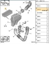 Hava Filtresi DW10CTED (2.0 HDI) EXPERT 3 807 JUMPY C8